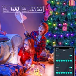 LED Fairy Light String USB DC5V Dreamy Color RGB IC LED Round Ball String Light Christmas Party Birthday Decoration Light