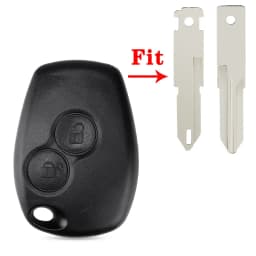 KEYYOU 2/3 Buttons For Renault Megane Laguna Modus Espace Duster Logan DACIA Sandero Fluence Clio Kangoo Remote Key Shell Case
