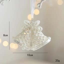 Christmas Tree Hanging Ornaments Snowflake Angel Deer White Pendants Navidad New Year Party Home Xmas Tree Decorations Kids Toys