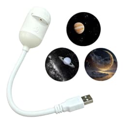HD Galaxy Star Projector Night Light with Films USB Plug and Play Starry Sky Projector Ceiling Light Atmosphere Lamp for Bedroom
