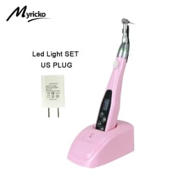 Dental Wireless Endo Motor with LED Lamp 16:1 Standard Contra Angle Handpiece Endodontic Instrument Dentist Teaching Model