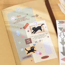 Mr. Paper 25 Sheets/Book Colorful World Basic Sticker Book for DIY Journal Supplies Notes Calendar Album Postcard Decoration