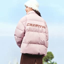Semir Men Puffer Thick Down Colorblock Textured Print Stand Collar Loose Fit 2026 Urban Casual Warm Couple Style Outerwear