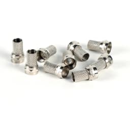 50PCS/Set High Quality RG6 F Type Coaxial RF/AV Signal Cable Connector Terminals Plugs