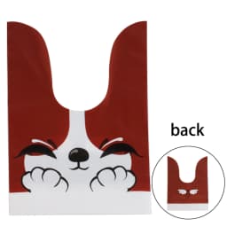 25pcs Animals Rabbit Ear Bags Birthday Party Candy Gift Jewelry Bags Baking Packaging for Biscuit Kids Cookie Plastic Pouches