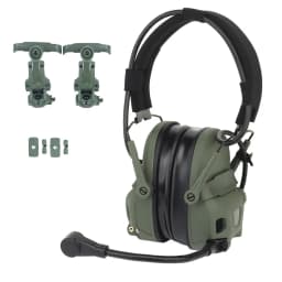 GEN 6 Tactical Headset Hunting Shooting Noise Reduction Headset for OPS Core ARC and Wendy Sport Helmet Head Mounted 2 in 1