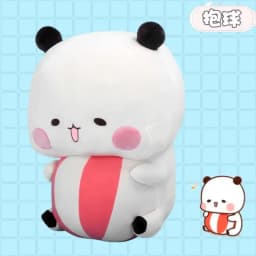 New Bubu And Dudu Panda Plush Cute Cartoon Panda Bear Doll Kawaii Stuffed Soft Pillow Toy Y2k Room Decor Gifts