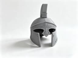 3D Printed Odysseus Spartan Cat Helmet Ancient Greek Warrior Pet Costume Cosplay Headgear Photo Prop Model Accessory Gift