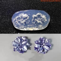 E06E Reusable Small Flower Shaped Silicone Mold Reusable Crafting Moulds Suitable for Handmade Jewelry and Desktop Displays