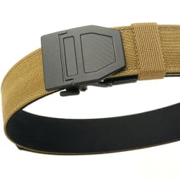 TUSHI Brand Double Layered Thickened Tactical Belt Men's Enthusiasts Outdoor Nylon 3.8 Upgraded Automatic Buckle Gun