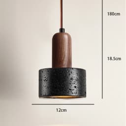 Black Hole Stone Minimalist Modern Bedroom Bedhead Designer Nordic Black Restaurant Bar Personality Chandelier