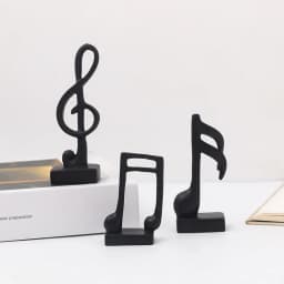 Set Of Three-Note Figurine Decorative Art Statuette Musical Note Handicraft Living Room Wine Cabinet Desk Ornaments Home Decor