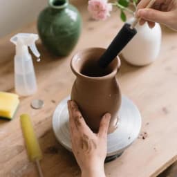 1/2PCS Pottery Pull Blank Tool Water Absorbing Sponge Stick DIY Ceramic Handicraft Blank Finishing Replenish Water Tool