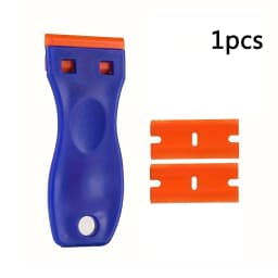 Hair Extension Tools Remover Scraper Tool Plastic Razor Blade With Replacement Blades In Extensions Tool Adhesive-Remover