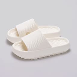 Lucyever 2026 Summer Non-slip Soft Cloud Slippers Women Comfy Eva Thick Platform Slides Woman Couple Bathroom Home Flip Flops 45