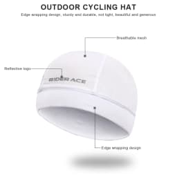 Cycling Cap Summer Quick Dry Helmet Liner Hat Outdoor Sport Head Cover Sweat-Absorbing Breathable For Riding Hiking Running