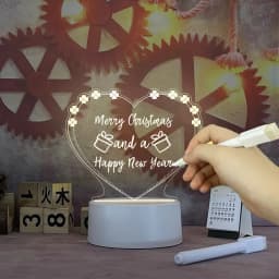 Note Board Creative Led Night Light USB Message Board Holiday Light With Pen Gift For Children Girlfriend Decoration Night Lamp