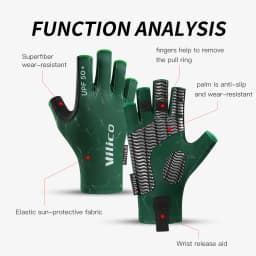 Fingerless Fishing Gloves are designed for Men and Women Fishing,Boating,Kayaking,Hiking,Running,Cycling Gloves