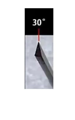 Pneumatic Graver Accessories gold silver Angle Cutter Engraving Knives, Spatula Triangle Metal Blades for Jewelry Making DIY