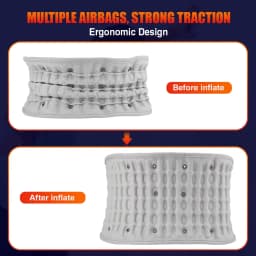 Inflatable Red Light Heating Waist Massager,Electric Lumbar  Protect Brace,Vibration Massage Belt,Back Airbag Support Relax Care