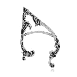 Gothic Elf Ear Clips Piercing Cartilage Climber Retro Clip Earring Punk Hip Hop Jewelry Accessories