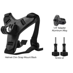 Motorcycle Helmet Chin Strap Mount Holder for GoPro Hero 13 12 11 10 9 8 AKASO SJCAM Insta360 DJI OSMO Action Camera Accessories