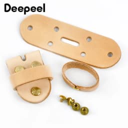 1Pc Deepeel 38mm High Quality Men's Belt Connection Leather Pin Buckles Solid Brass Belts Buckle with Rivet DIY Craft Decoration