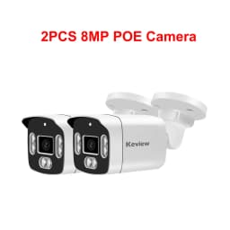 4K Poe Video Surveillance Camera IP Onvif Audio 48V POE Or DC 12V 4MP 8MP Night Vision Bullet WaterProof security camera for NVR