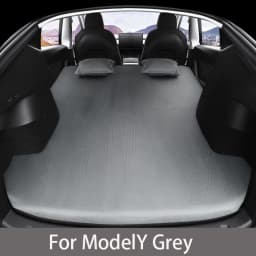 For Tesla Model 3 Model Y / YL 2026-2017 Inflatable Air Mattress Outdoor Camping Inflatable Special Suede Fabric Car Travel Bed