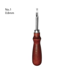 1.0/1.2/1.4/1.6mm Leather Edge Beveler Skiving Beveling Knife Cutting Hand Craft Tool with Wood Handle DIY Sewing Tools