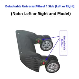 Universal Wheel Luggage Tool Box Wheel Bag Accessories Travel Suitcase Foot Wheel Luggage Carryon Spinner Wheel Removal