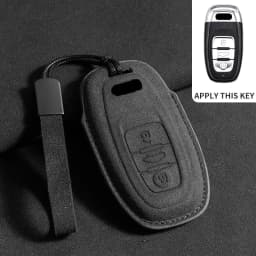Car Key Case Cover For Audi A1 A3 8P A4 B9 A5 A6 C7 8S A7 A8 Q3 Q5 Q7 4M S4 S5 S6 S7 S8 RS3 RS6 SQ5 TTS Car Keychain Accessories