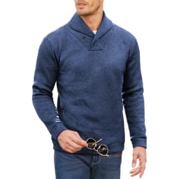 Autumn Mens Long Sleeve Half Turtleneck Sweaters Button Neck Solid Color Winer Warm Sweatshirts Breathable Pullover Men