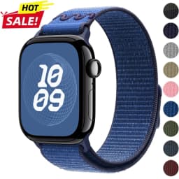 Nylon Sport Strap for Apple Watch 46mm 42mm 49mm 45mm 41mm 44mm 40mm Band for IWatch Ultra 1-3 Series 11 10 9 8 7 6 SE 5 4 3