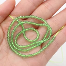 125 Pieces Spinel Bead Crystal Beads Loose Exquisite appearance DIY Jewelry Making Bracelet Necklace Accessories 3mm Length 38cm