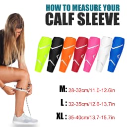 1Pcs Calf Compression Sleeves for Men & Women - Leg Sleeve and Shin Splints Support - Ideal for Leg Cramp Relief, Varicose Veins