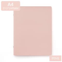 A4 Ring Binder Soft PU Leather Cover 30 Holes A4 File Folder
