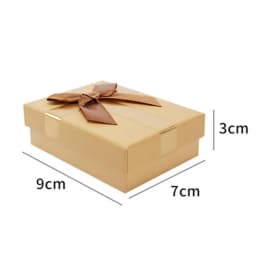 Thick Kraft Paper Drawer Jewelry Set Packaging Box Ring Necklace Bracelets Earring Gift Case Container With Sponge Inside