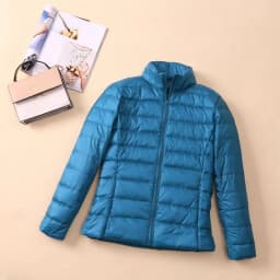 Fashionable Lightweight down Cotton Jacket Women's Short Stand Collar Hooded Slim Fit Autumn Winter plus Size Outerwear