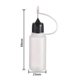 5pcs/lot 5-120ML PE Plastic Squeezable Tip Glue Applicator Plastic Bottle for Paper Quilling DIY Scrapbooking Paper Craft Tool