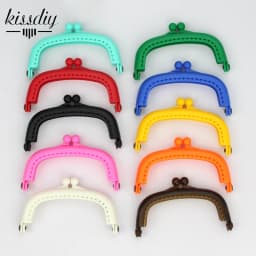 10PCS 8.5cm Arc Plastic Purse Frame Handle for Clutch Bag Handbag Accessories Making Kiss Clasp Lock