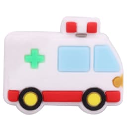 Single Sale 1pcs PVC Shoe Charms Fire Engine Excavator Crane Truck Hole Slipper Accessories Shoes Ornament For Children Gift