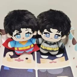 2026 New Anime Superman Clark Kent Plush Batman Bruce Wayne Plush Pendant Doll Classic Hero Plushie Movie Peripherals Fans Gift