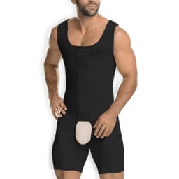 Slimming Bodysuit for Men Tummy Control Full Body Shaper Compress Abdomen Underwear Breathable Weight Loss Shapewear Plus Size
