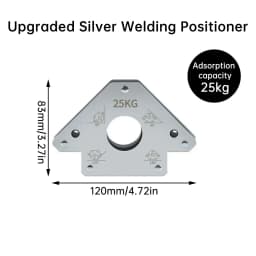 25/50/75KG Welding Positioner Electric Welding Auxiliary Tools Magnetic Iron Absorption Right Angle Magnet Bevel Angle Multiple