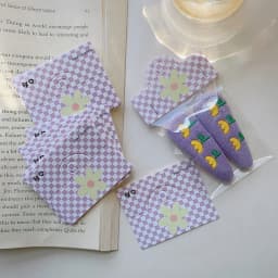 50pcs/lot Foldable Packaging Paper Cards 6.4x4cm Pink Bow Cards for Handmade Jewelry Retail Hang Tag Flowers Display Cardboard