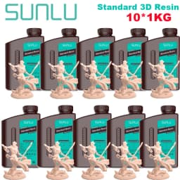 SUNLU 10KG Standard / Water-Wash / Water Wash ABS LIKE 3D Resin 1KG/Bottle 405nm UV Resin For Most SLA/DLP/LCD 3D Printer 1kg