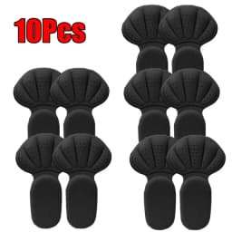 New Sponge Heel Cushion Back of Inserts Heel Protectors Shoe Pads for Shoe Too Big Soft Mesh Heel Grips Shoes Insoles 2 in 1