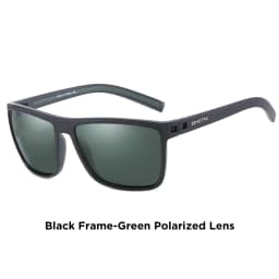 ZENOTTIC Retro Polarized Sunglasses for Men Lightweight TR90 Frame UV400 Protection Square Sun Glasses Night Vision Goggles