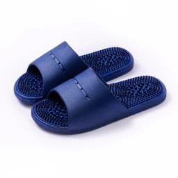 Summer Slippers for Men PVC Massage Soft Non-slip Solid Color Comfortable Bathroom Shoes Casual Women Indoor Home Sandals